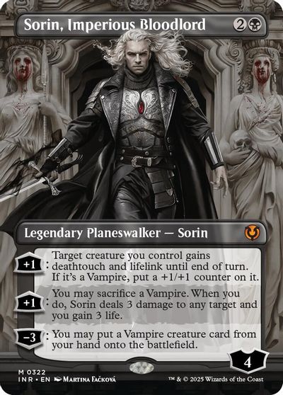Sorin, Imperious Bloodlord (Borderless) card art