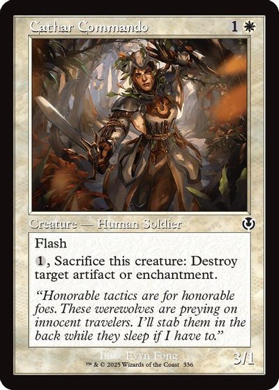 Cathar Commando (Retro Frame) card art
