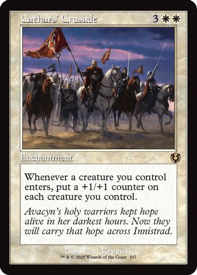 Cathars' Crusade (Retro Frame) card art
