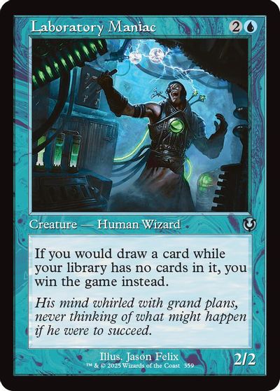 Laboratory Maniac (Retro Frame) card art