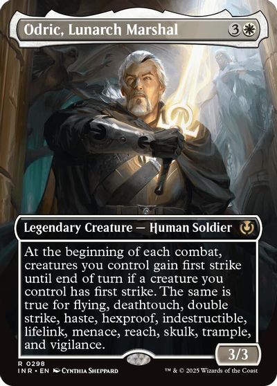 Odric, Lunarch Marshal (Borderless) card art