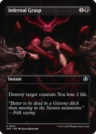 Infernal Grasp (Borderless) card art