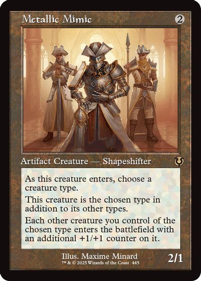 Metallic Mimic (Retro Frame) card art