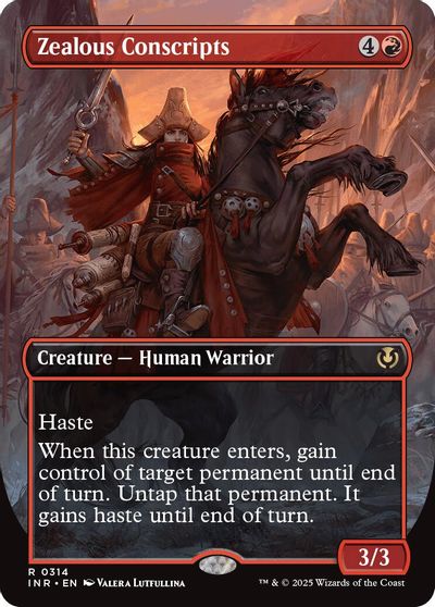 Zealous Conscripts (Borderless) card art