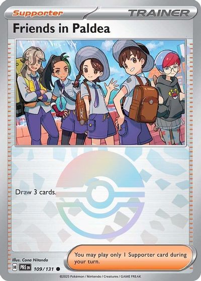 Friends in Paldea - 109/131 (Poke Ball Pattern) card art