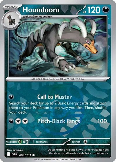 Houndoom (Master Ball Pattern) card art