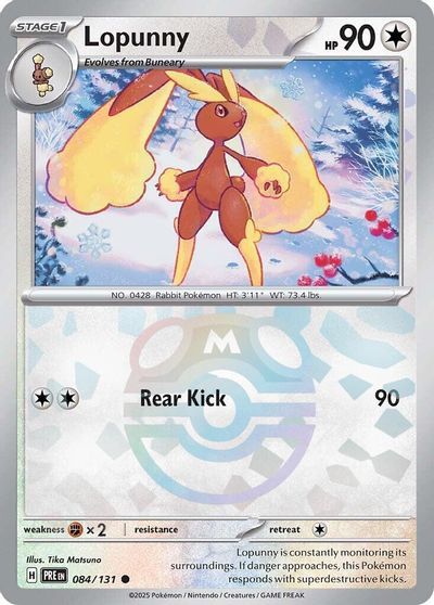 Lopunny (Master Ball Pattern) card art