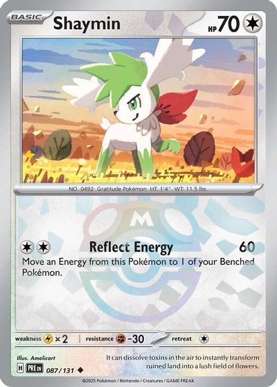 Shaymin (Master Ball Pattern) card art