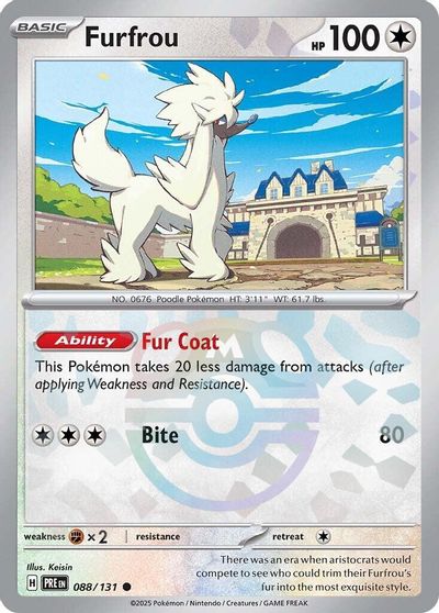 Furfrou (Master Ball Pattern) card art