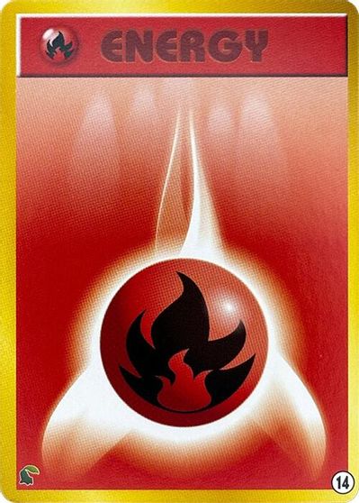 Basic Fire Energy - 14 card art