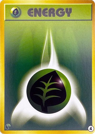 Basic Grass Energy - 4 card art