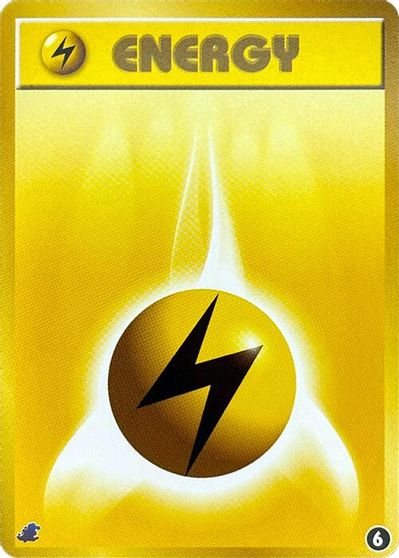 Basic Lightning Energy - 6 card art