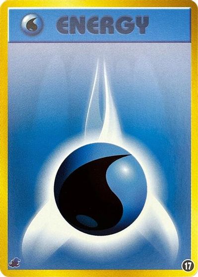 Basic Water Energy - 17 card art