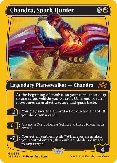 Chandra, Spark Hunter (First-Place Foil) card art