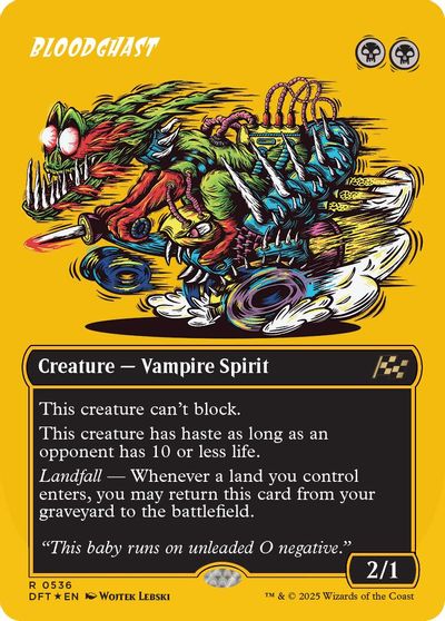Bloodghast (Borderless) (First-Place Foil) card art