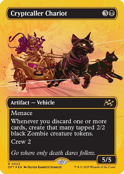 Cryptcaller Chariot (Borderless) (First-Place Foil) card art