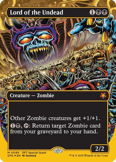 Lord of the Undead (Borderless) (First-Place Foil) card art