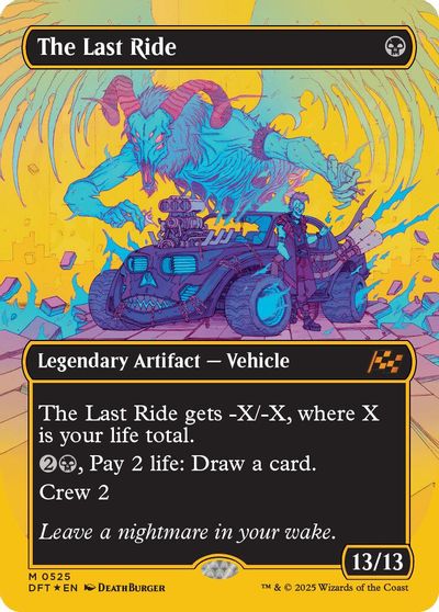 The Last Ride (Borderless) (First-Place Foil) card art