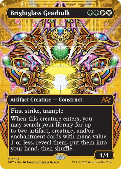 Brightglass Gearhulk (Borderless) (First-Place Foil) card art