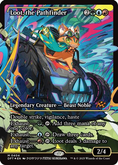 Loot, the Pathfinder (Showcase) card art