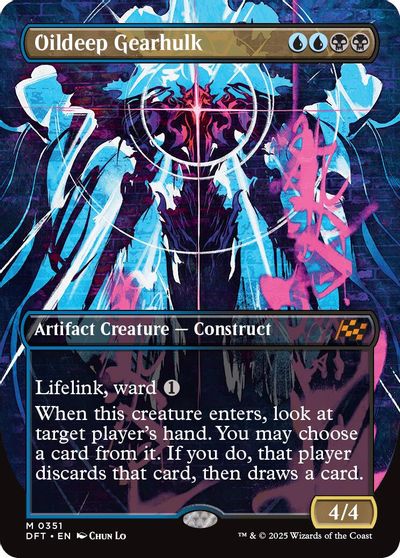 Oildeep Gearhulk (Borderless) card art