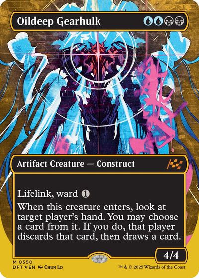 Oildeep Gearhulk (Borderless) (First-Place Foil) card art