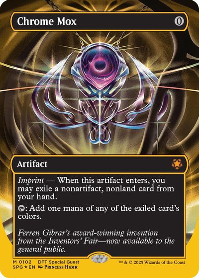 Chrome Mox (Borderless) (First-Place Foil) card art