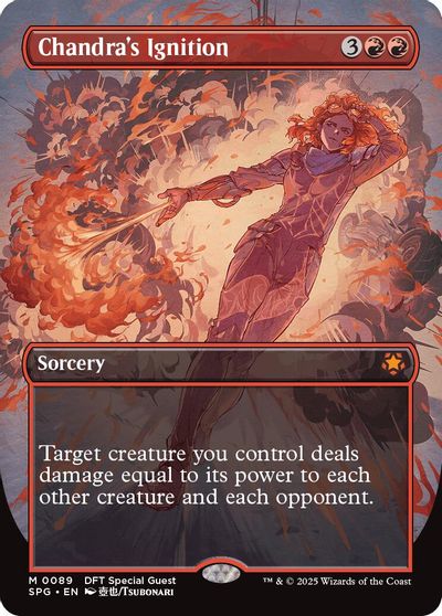 Chandra's Ignition (Borderless) card art