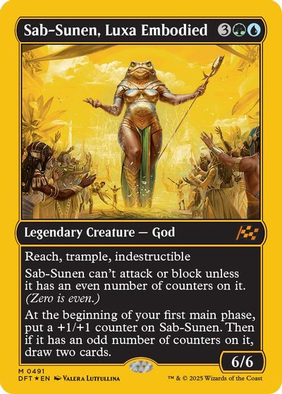 Sab-Sunen, Luxa Embodied (First-Place Foil) card art