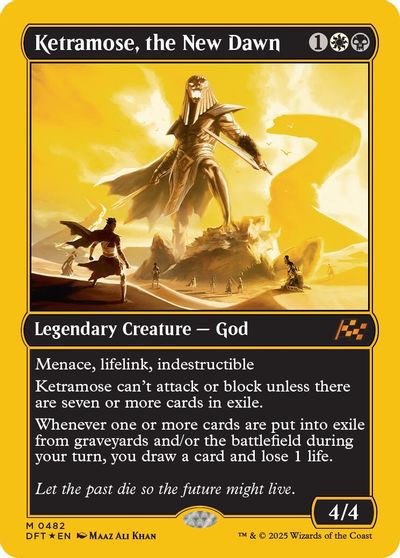 Ketramose, the New Dawn (First-Place Foil) card art