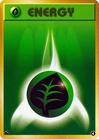 Basic Grass Energy - 4 card art