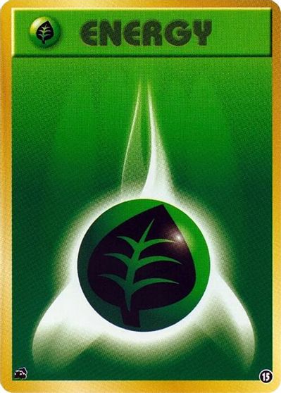 Basic Grass Energy - 15 card art