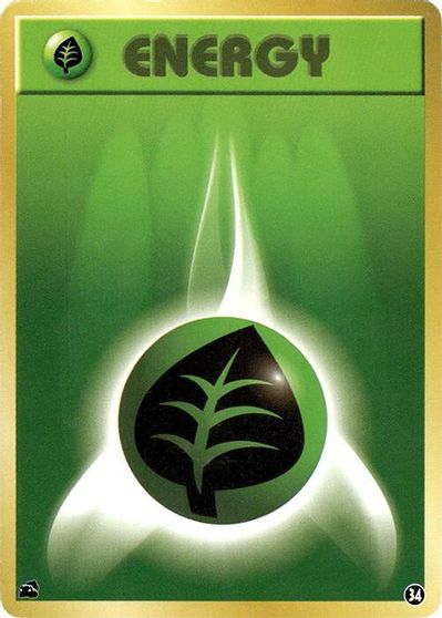 Basic Grass Energy - 34 card art