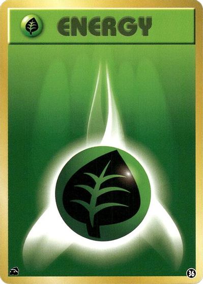 Basic Grass Energy - 36 card art