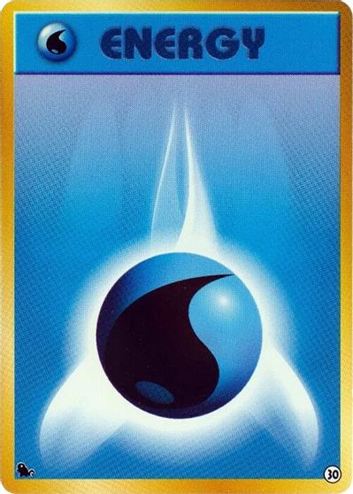 Basic Water Energy - 30 card art