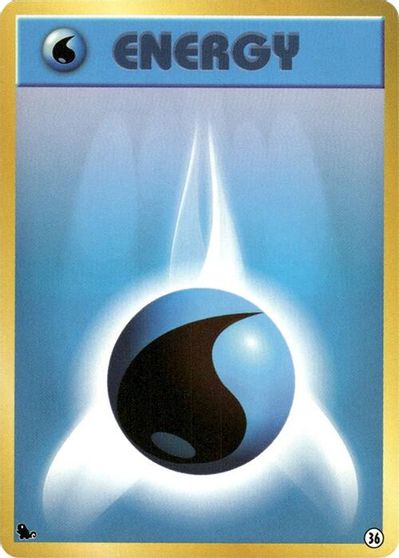 Basic Water Energy - 36 card art