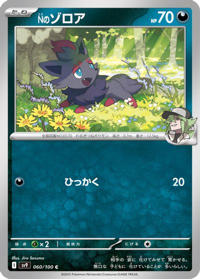 N's Zorua card art
