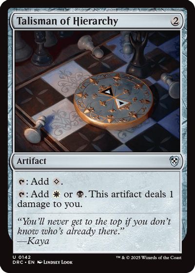 Talisman of Hierarchy card art