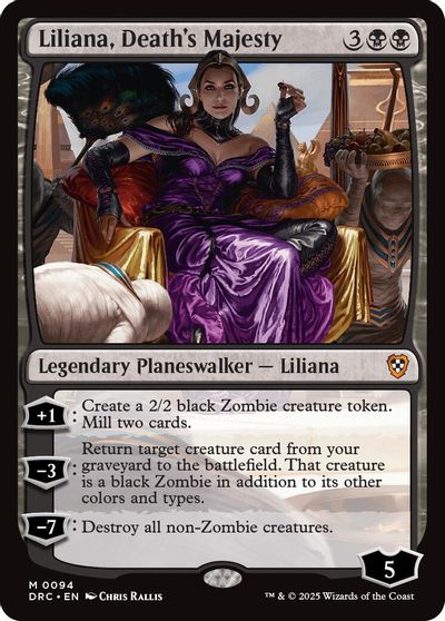 Liliana, Death's Majesty card art
