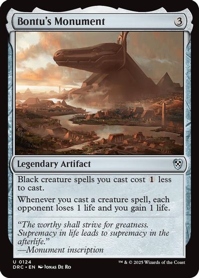Bontu's Monument card art