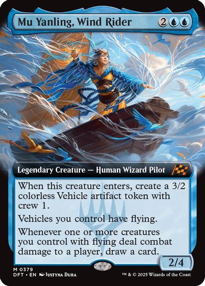 Mu Yanling, Wind Rider (Extended Art) card art