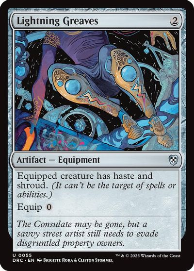 Lightning Greaves card art