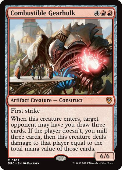 Combustible Gearhulk card art
