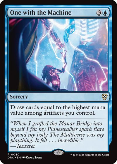 One with the Machine card art
