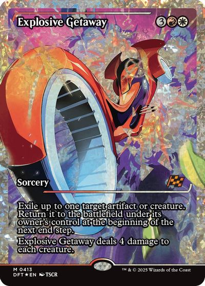 Explosive Getaway (Showcase) (Fracture Foil) card art