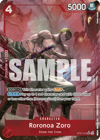 Roronoa Zoro (Parallel) card art