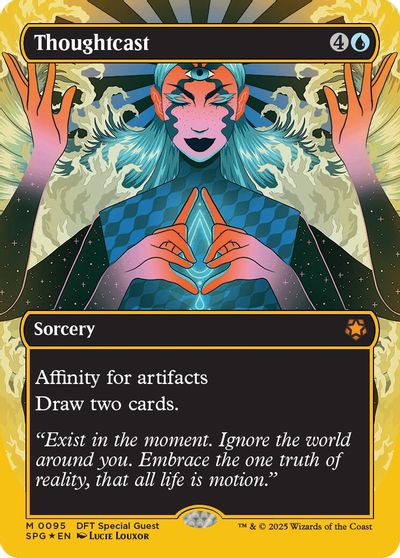 Thoughtcast (Borderless) (First-Place Foil) card art