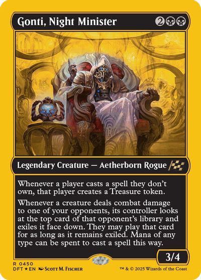 Gonti, Night Minister (First-Place Foil) card art