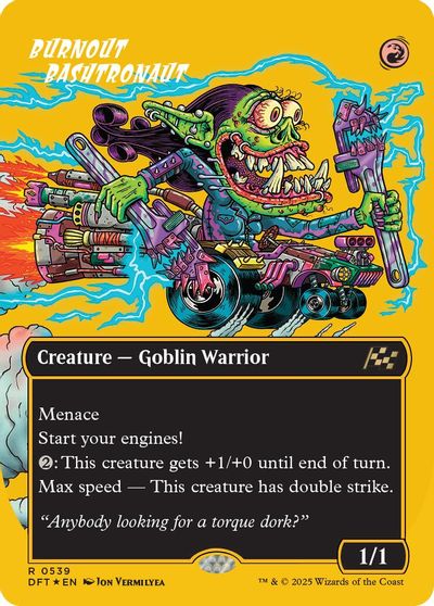 Burnout Bashtronaut (Borderless) (First-Place Foil) card art