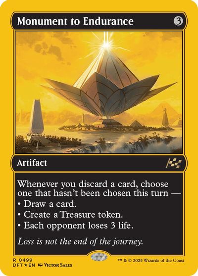 Monument to Endurance (First-Place Foil) card art